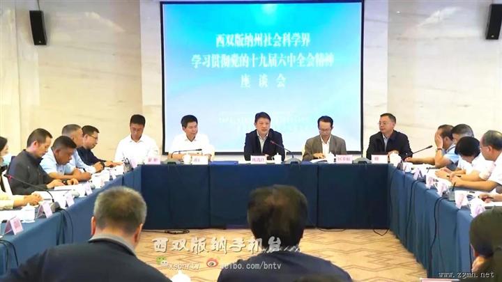 西双版纳州社会科学界学习贯彻党的十九届六中全会精神