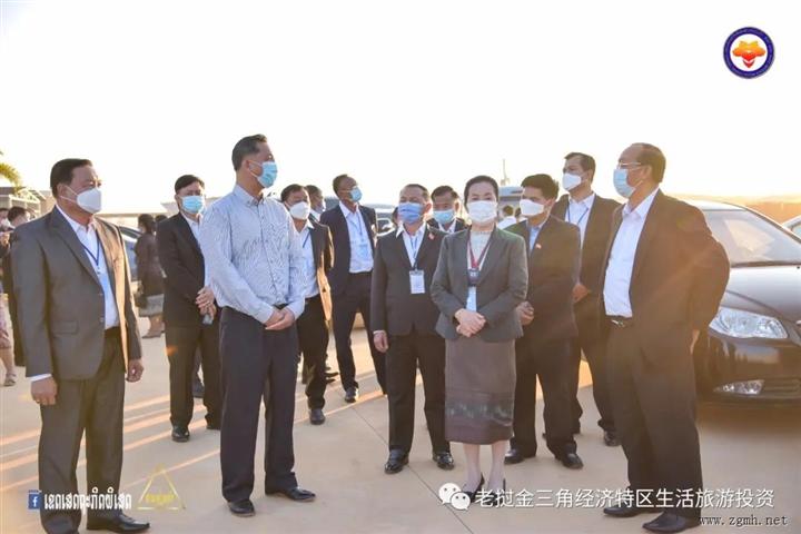 金三角经济特区：中央和博胶省国会议员代表团莅临参观