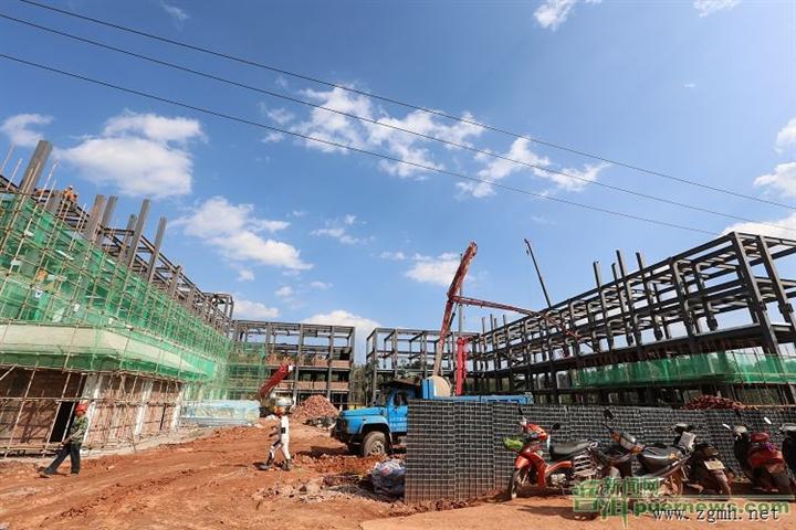 勐康口岸疫情防控服务中心加紧建设