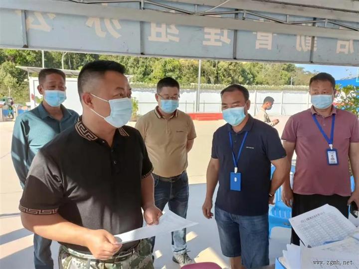 县委主要领导到磨憨辖区督导检查边境疫情防控工作