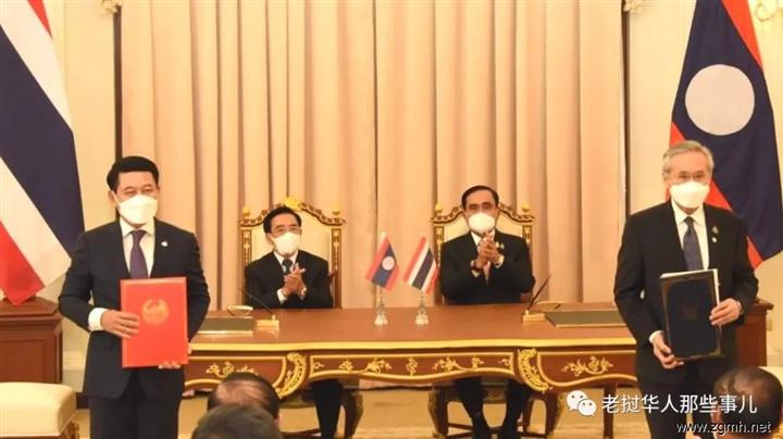 图片  应泰国总理巴育邀请，老挝总理潘坎于2022年6月1