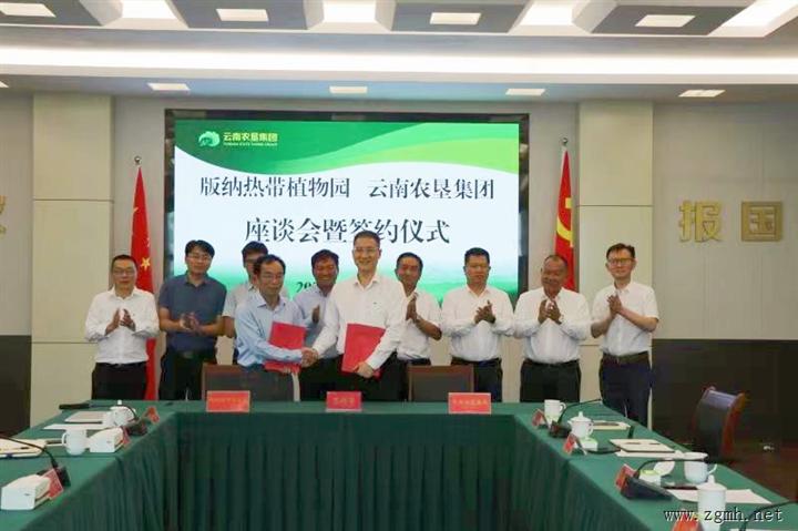 云南农垦集团与中国科学院西双版纳热带植物园举行战略