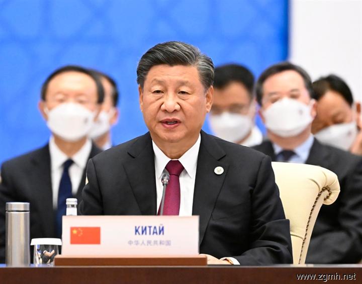 习近平出席上海合作组织成员国元首理事会第二十二次会