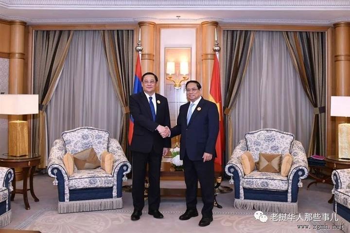 老挝越南总理沙特会：越老铁路、永安港、阿速坡太阳能、胡志明领事馆等项目继续推进！