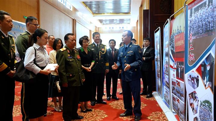 中国驻老挝大使馆举行中国人民解放军建军97周年招待会