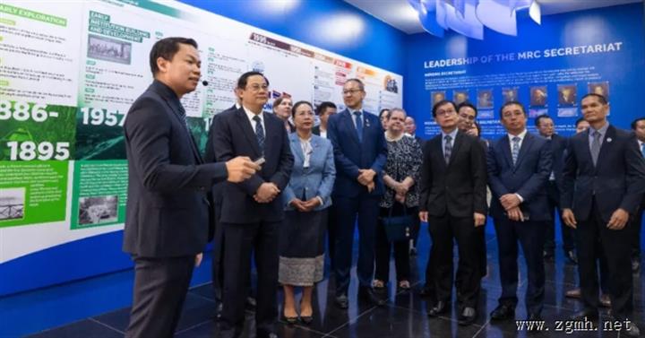 总理宋赛·西潘敦出席湄公河委员会 (MRC) 在老挝万象总部举行教育和访问中心开业仪式和 One M