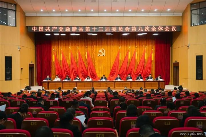 中共勐腊县委十三届九次全会举行