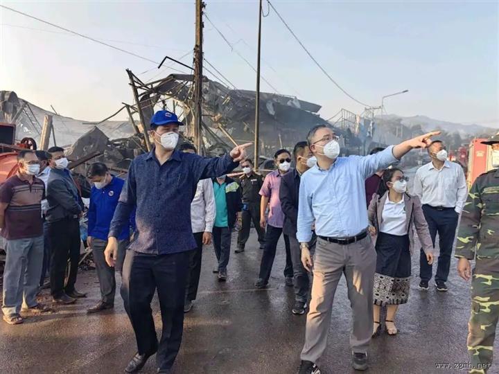 中老双方加紧开展乌多姆赛燃爆事件处置工作