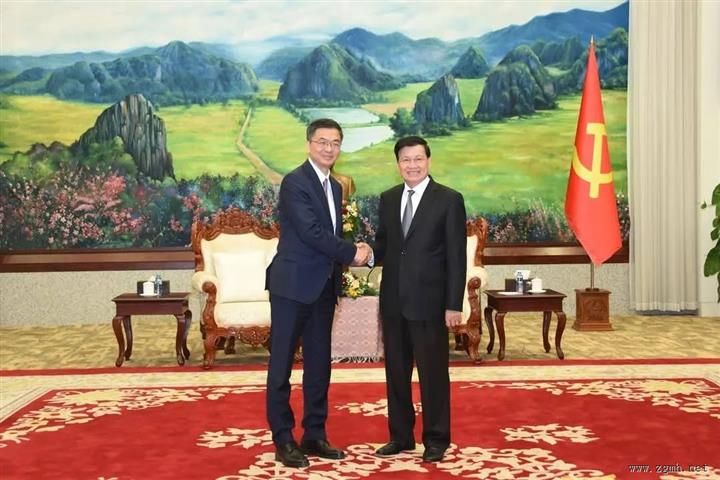 陈刚率广西代表团访问老挝 深化经贸合作并密集会晤老挝高层