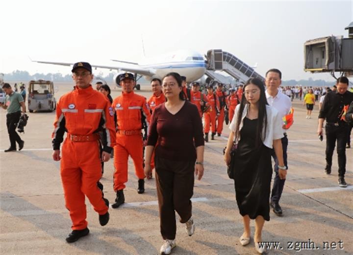 中国驻缅甸使馆向中国救援队伍致感谢信