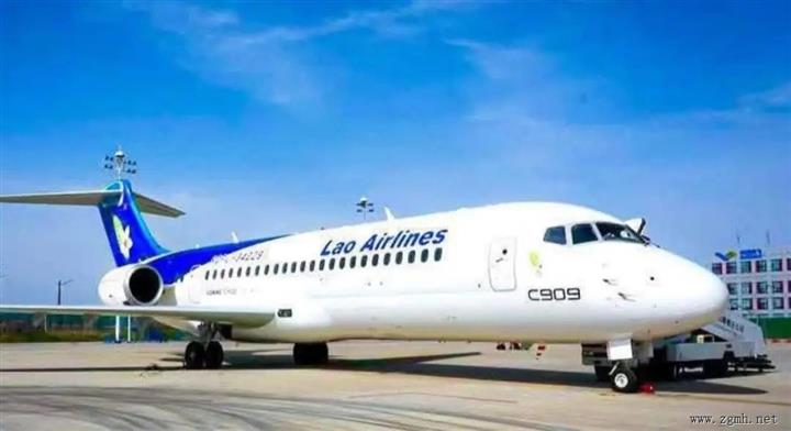 老挝航空将新增一架C909客机执飞中国航线                             