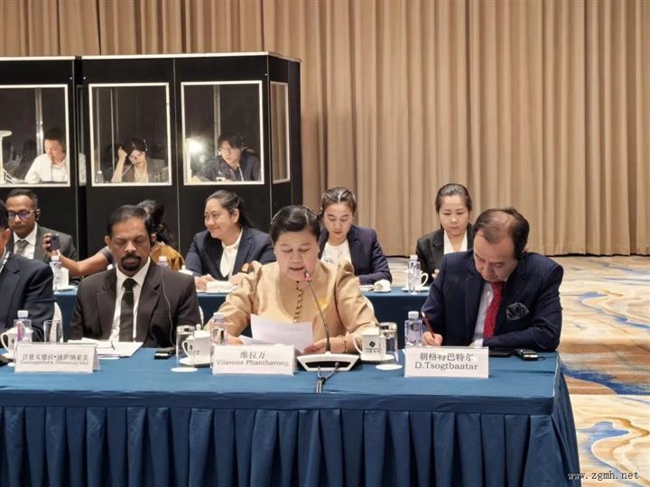 老挝人民革命党代表团出席中国共产党与周边国家政党国际对话会