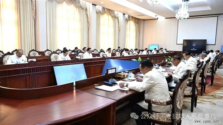 2025年6月24日下午，2025年6月政府例会在总理府召开。总理宋赛·西潘敦主持会议