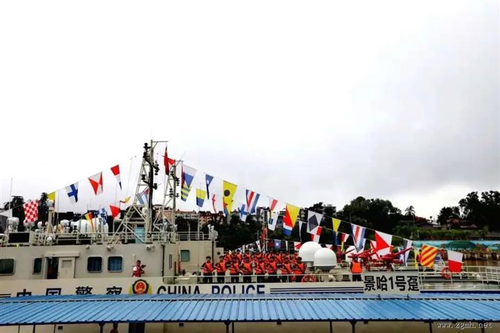 第155次中老缅泰湄公河联合巡逻执法行动启动