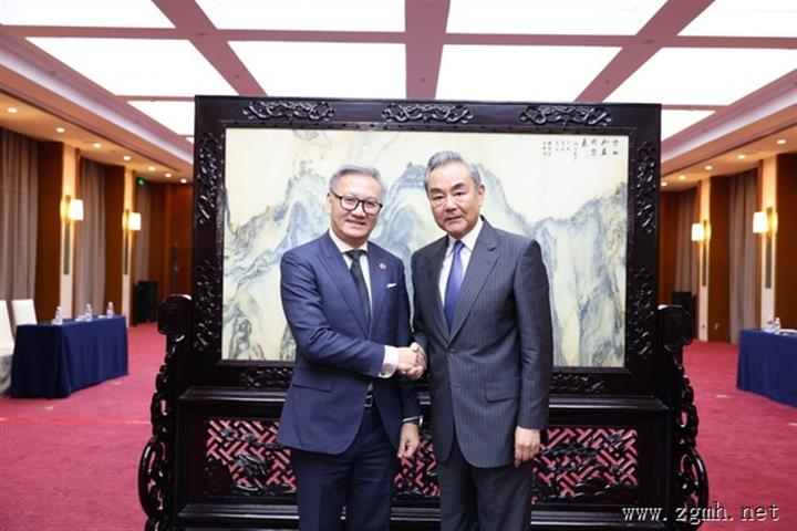 王毅会见缅甸外长丹穗