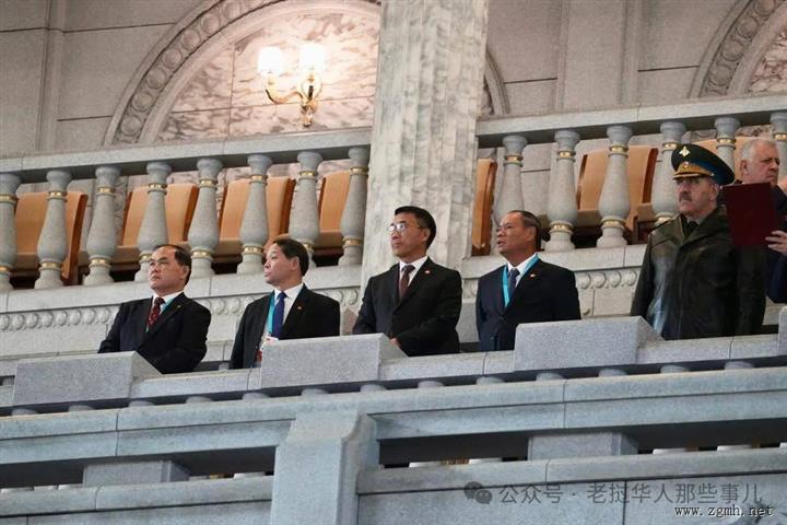 老挝人民革命党高级代表团出席朝鲜劳动党建党80周年纪念大会