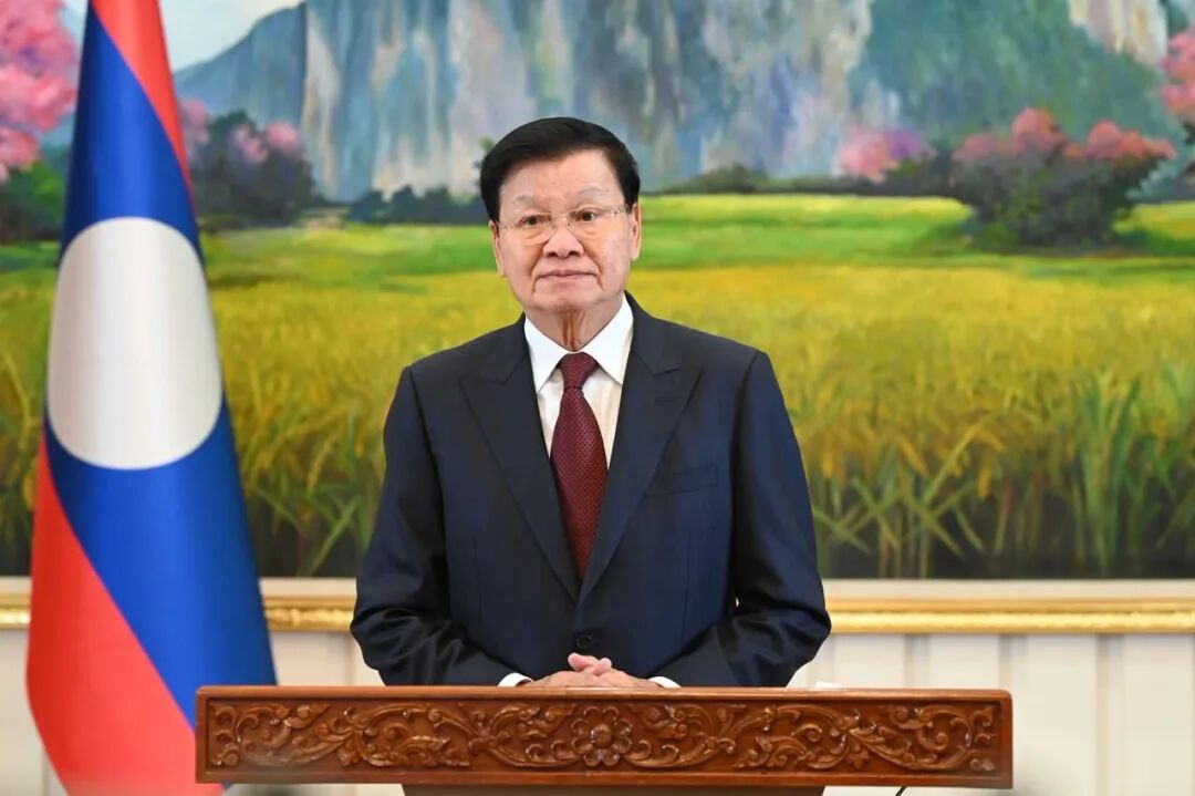 老挝人民革命党总书记、国家主席通伦·西苏里发表2026年新年贺词