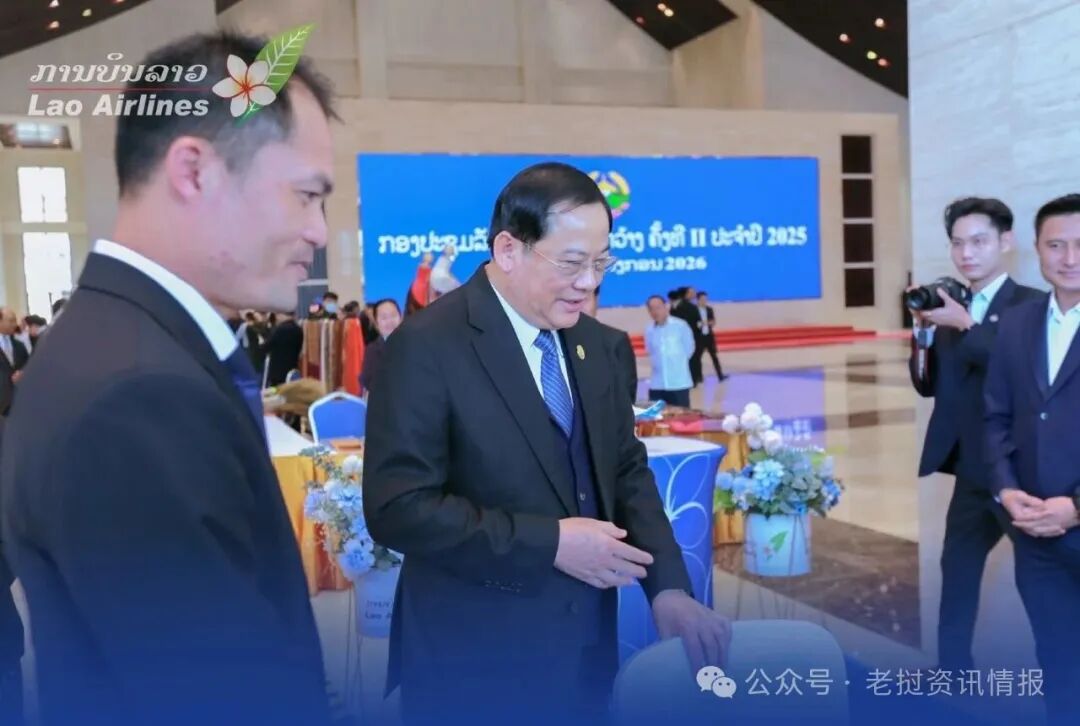 老挝航空亮相2025-2026年度政府第二次扩大会议展览