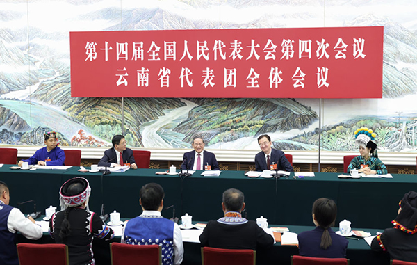 李强在参加云南代表团审议时强调： 发展特色产业 打造开放前沿 在高质量发展中不断增进民生福祉